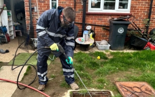 Drain Cleaning In Action (2)